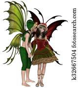 חג המולד, פיה, התנשק