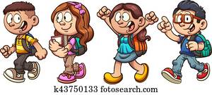 ילדים של בית הספר