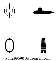 navy icon set navy icon set