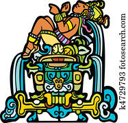 Reclining Mayan Reclining Mayan