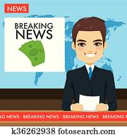 איש, טלויזיה, משדר חדשות