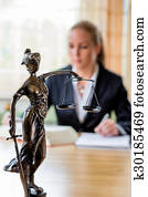 businesswoman in office