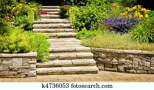 Natural stone landscaping Natural stone landscaping