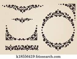 Ornate frames and borders Ornate frames and borders