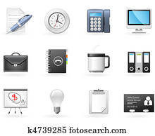 משרד, ו, איקונים של עסק