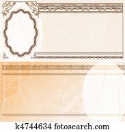 blanco, billete de banco, disposición