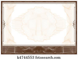 Blank diploma or certificate border Blank diploma or certificate border
