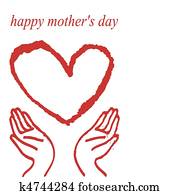 feliz, Mother\'s, dia