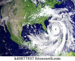 Hurricane Matthew above Florida Hurricane Matthew above Florida
