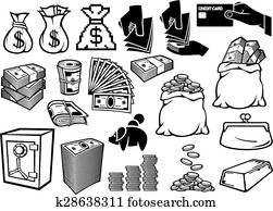 money icons set money icons set
