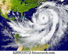 Hurricane over the Atlantic Hurricane over the Atlantic