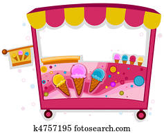 Ice Cream Stall Ice Cream Stall