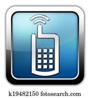 Icon, Button, Pictogram Cell Phone Icon, Button, Pictogram Cell Phone