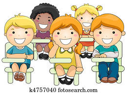 Kids Attending Class Kids Attending Class