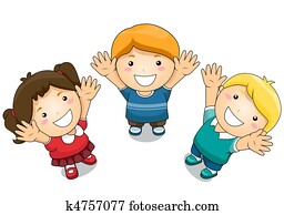 Kids Raising Their Hands Kids Raising Their Hands
