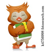 Owl Hugging Book Owl Hugging Book