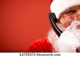 santa claus, roepende