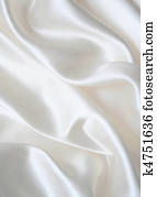 Smooth elegant white silk as wedding background 