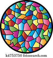 Stained Glass Circular Window Stained Glass Circular Window