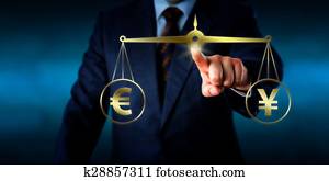 Torso Equating The Euro At Par With The Yuan