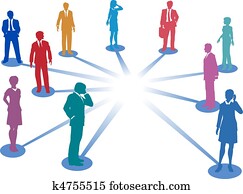 verbinden, geschäftsmenschen, vernetzung, anschluss, kopieren platz