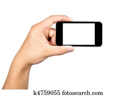 להחזיק, a, תמוך, ל, מצלמה, ו, נגע, חכם, טלפן