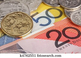australisch, currency.