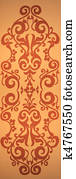classic floral fabric background classic floral fabric background