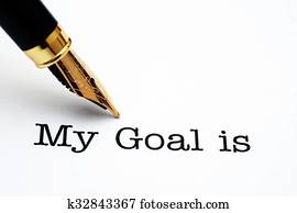 My goal is My goal is