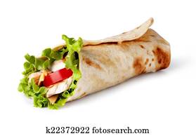 tortilla wrap, fajita tortilla wrap, fajita