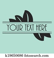 Art Deco design element or frame Art Deco design element or frame