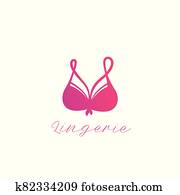 bra,, לבני נשים, וקטור, לוגו