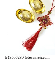 Decorations for Chinese New Year, used for blessing and bringing good