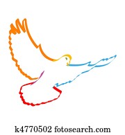 colorful dove colorful dove