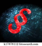 Law concept: Paragraph on digital background Law concept: Paragraph on digital background