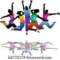set of group peoples dance . flyer set of group peoples dance . flyer