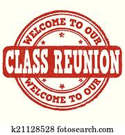 Welcome to our class reunion stamp Welcome to our class reunion stamp