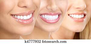 Woman teeth Woman teeth