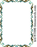 lime swirl border lime swirl border