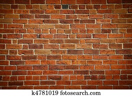 Weathered stained old brick wall Weathered stained old brick wall