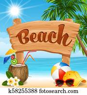 Beach banner Beach banner