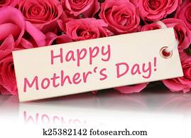 Happy mother's day with roses flowers Happy mother's day with roses flowers