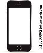 Realistic vector smartphone Realistic vector smartphone