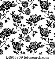 Black roses at white Black roses at white