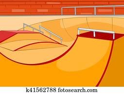 Skatepark Stock Illustration | Our Top 121 Skatepark Images | Fotosearch