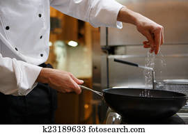 Chef preparing food Chef preparing food