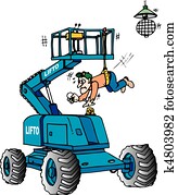 crescimento, elevador