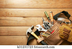 ferramentas, em, cinto ferramenta