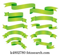 green ribbon set