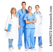 lächeln, medizinische, krankenschwester